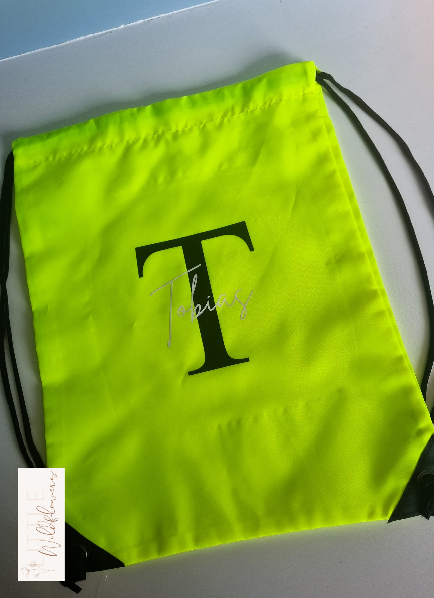 Personalised Initial Drawstring Bag