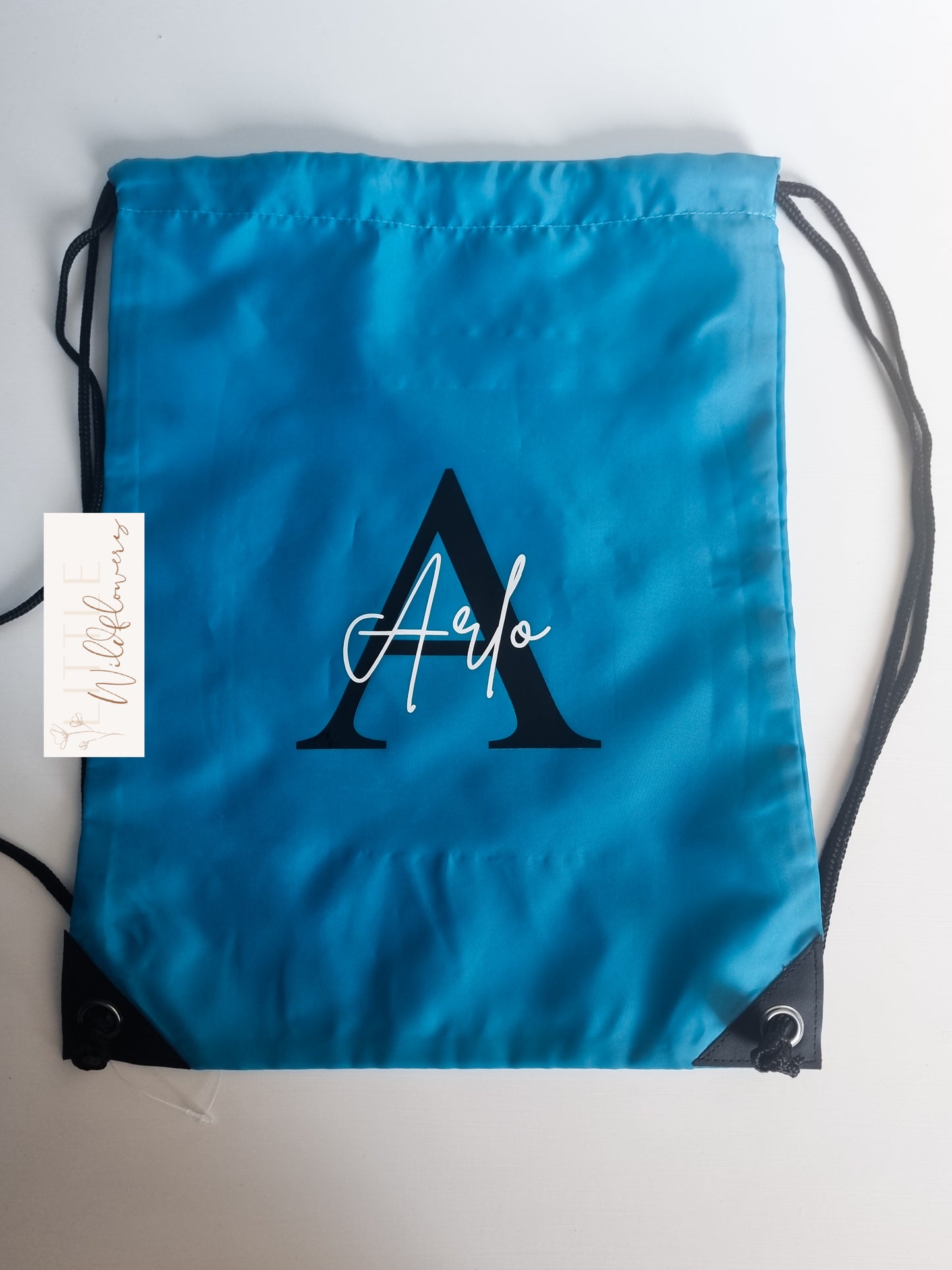 Personalised Initial Drawstring Bag