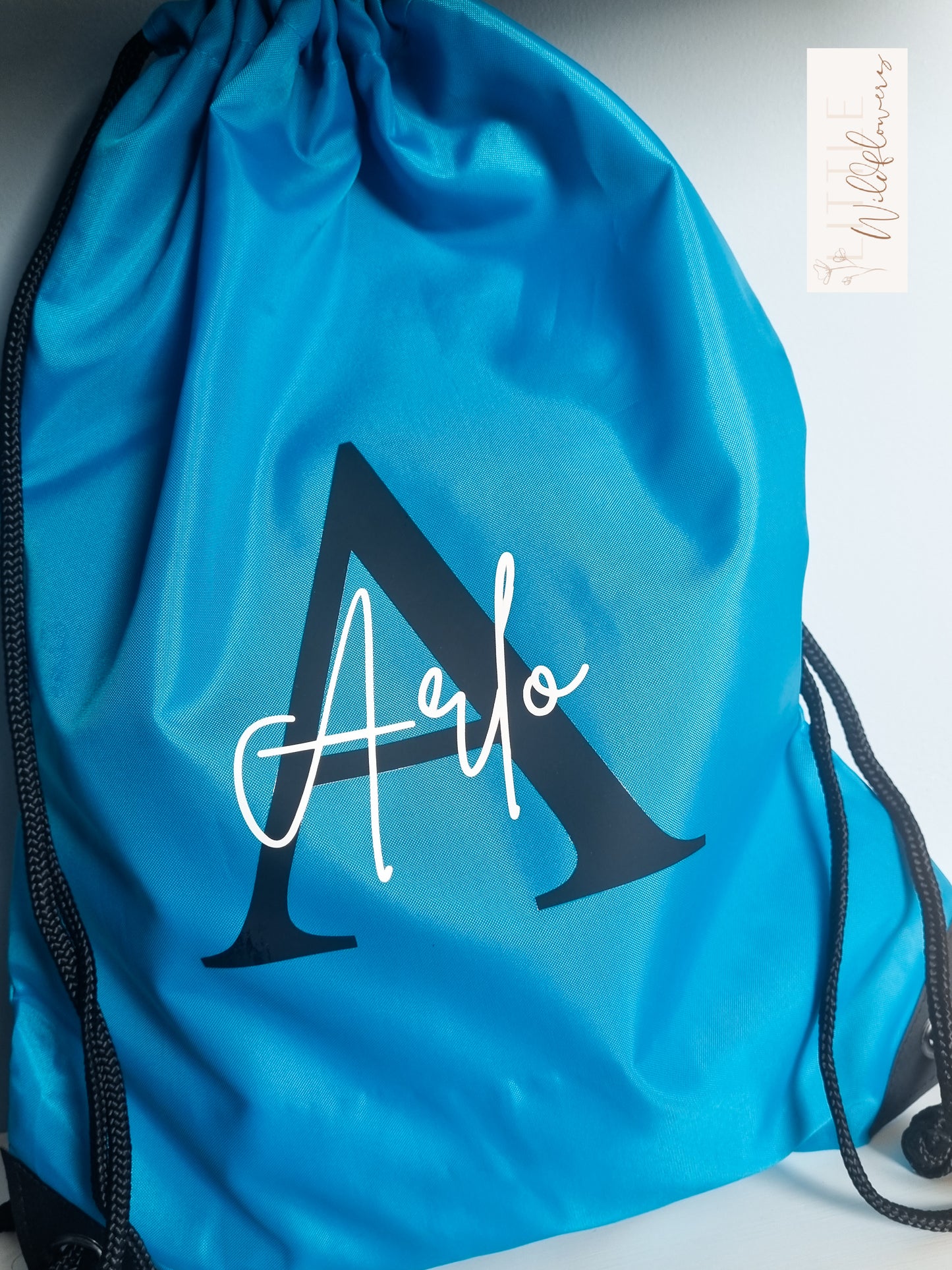 Personalised Initial Drawstring Bag