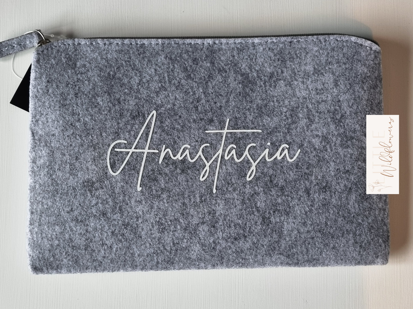 Personalised Felt Accessory Pouch