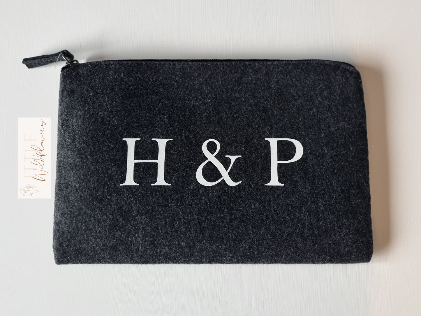 Personalised Felt Accessory Pouch