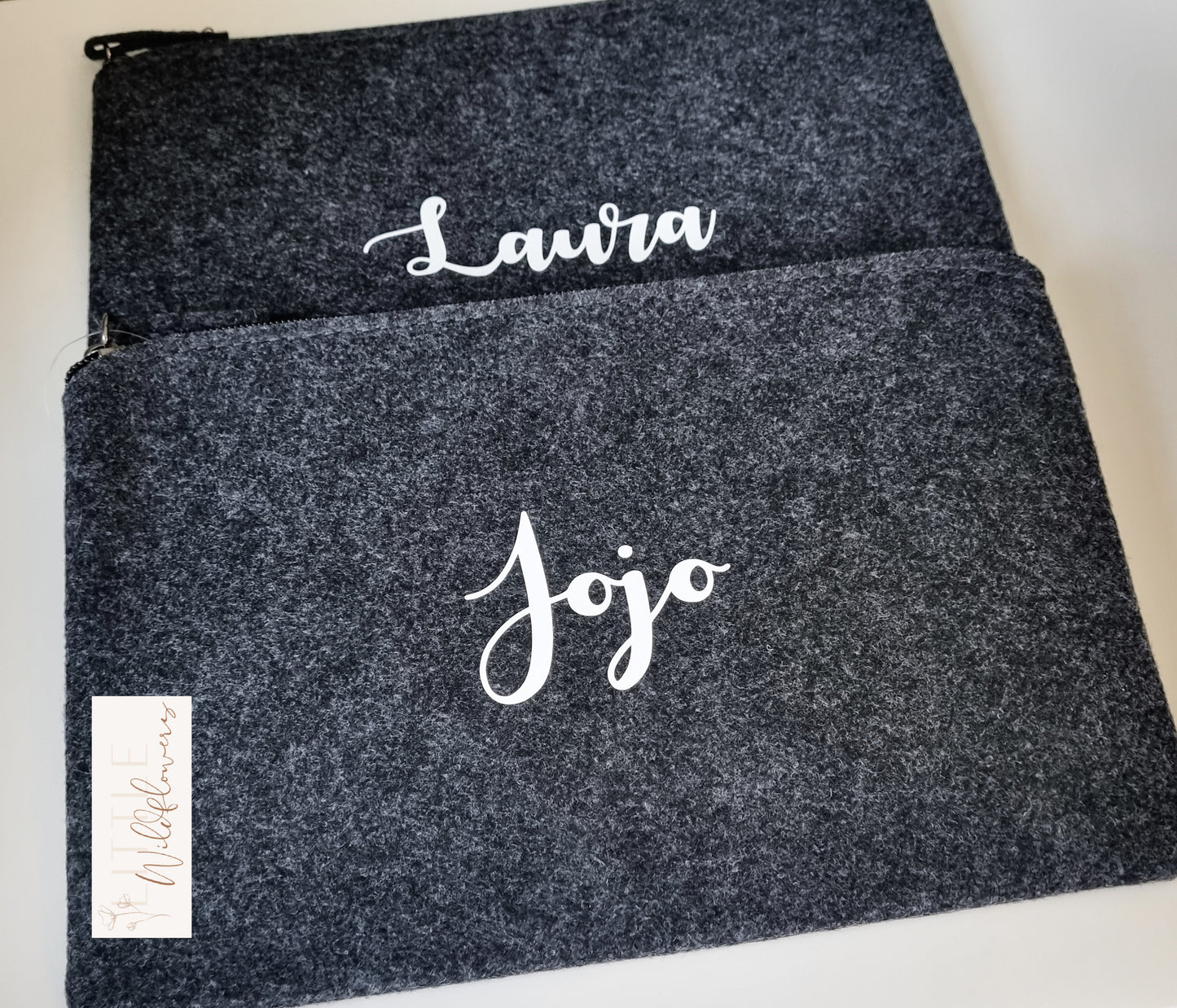 Personalised Felt Accessory Pouch