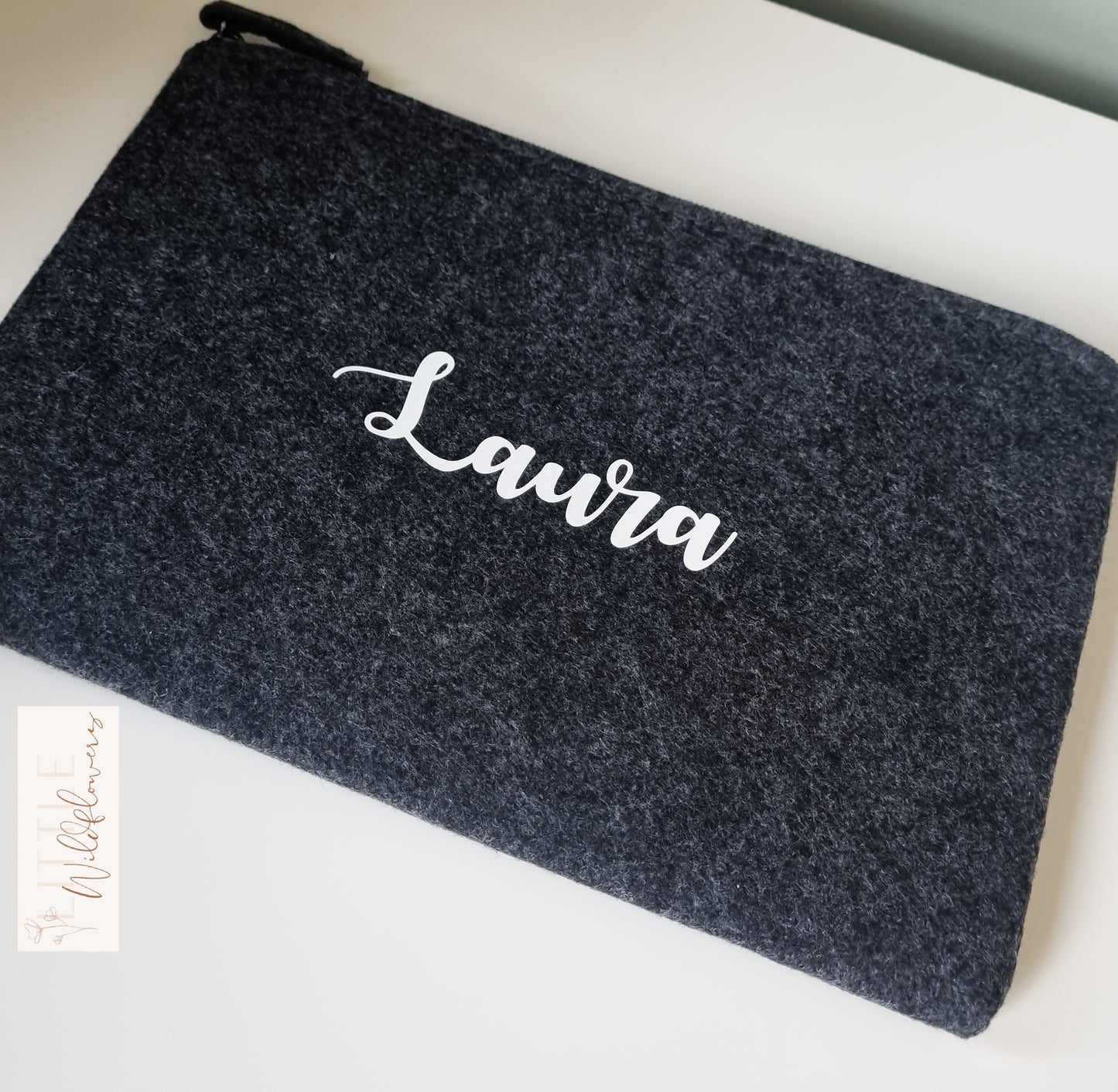 Personalised Felt Accessory Pouch