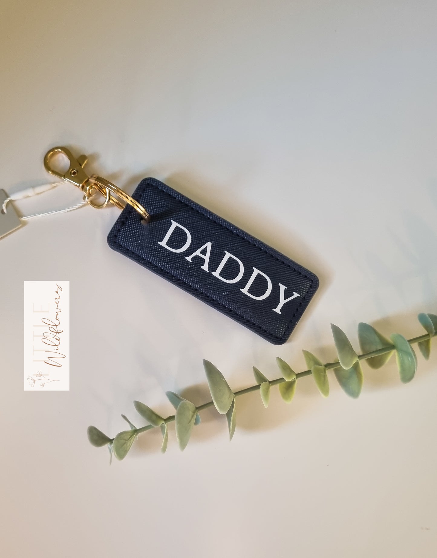 Personalised Rectangular Key Clip