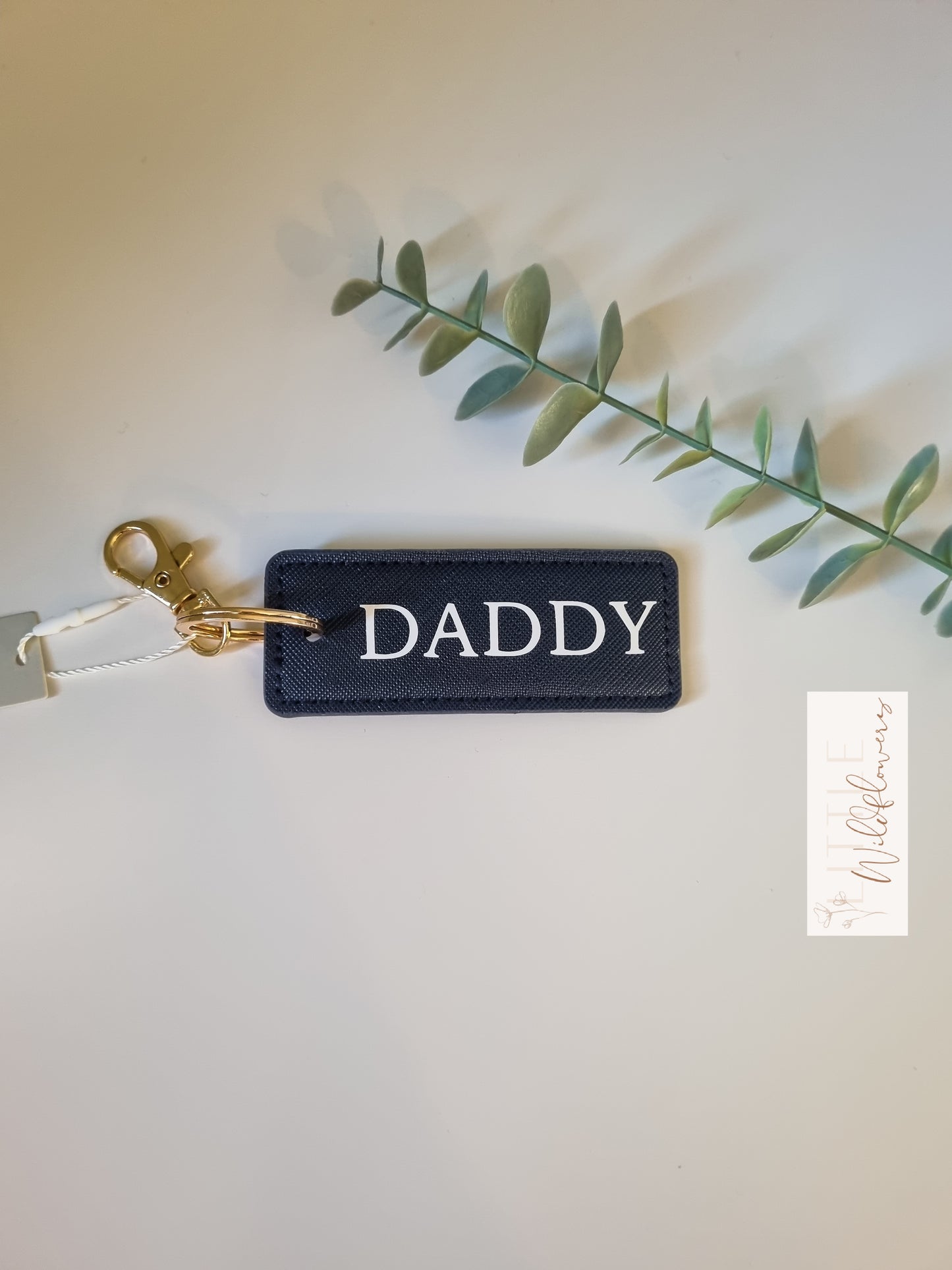 Personalised Rectangular Key Clip