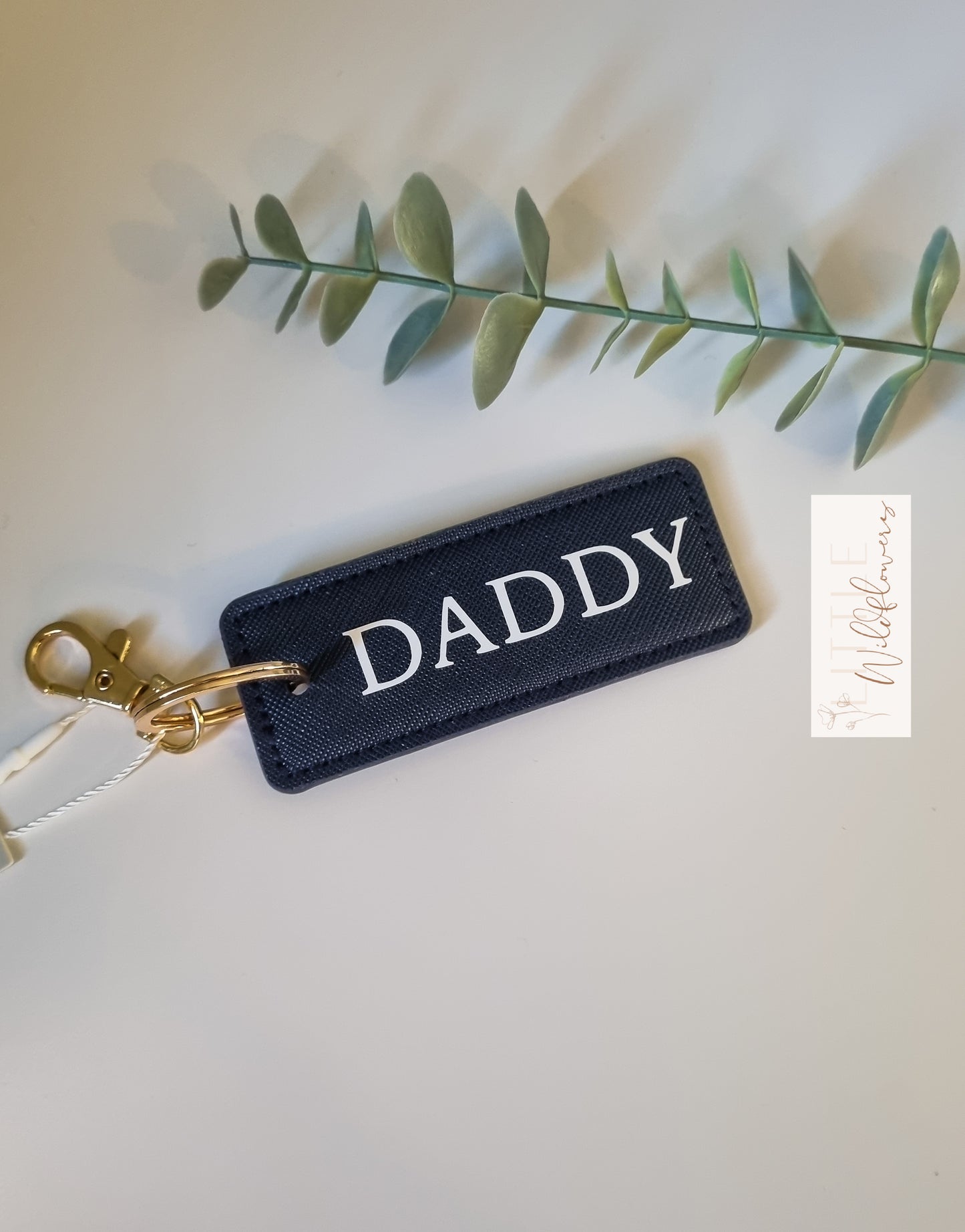 Personalised Rectangular Key Clip