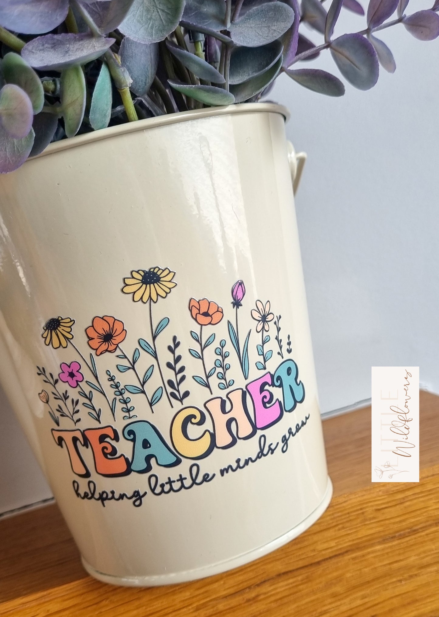 Teacher Helping Little Minds Grow Plant Pot