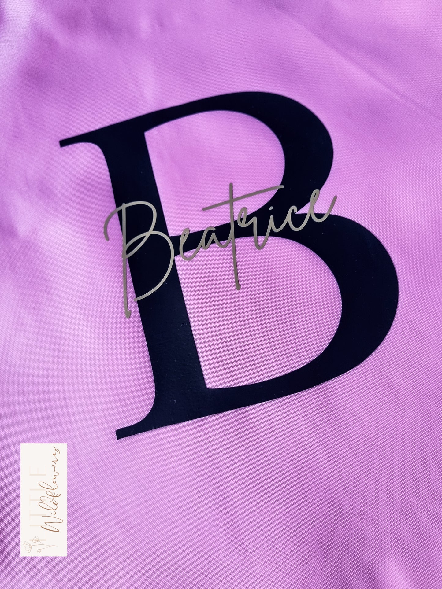 Personalised Initial Drawstring Bag