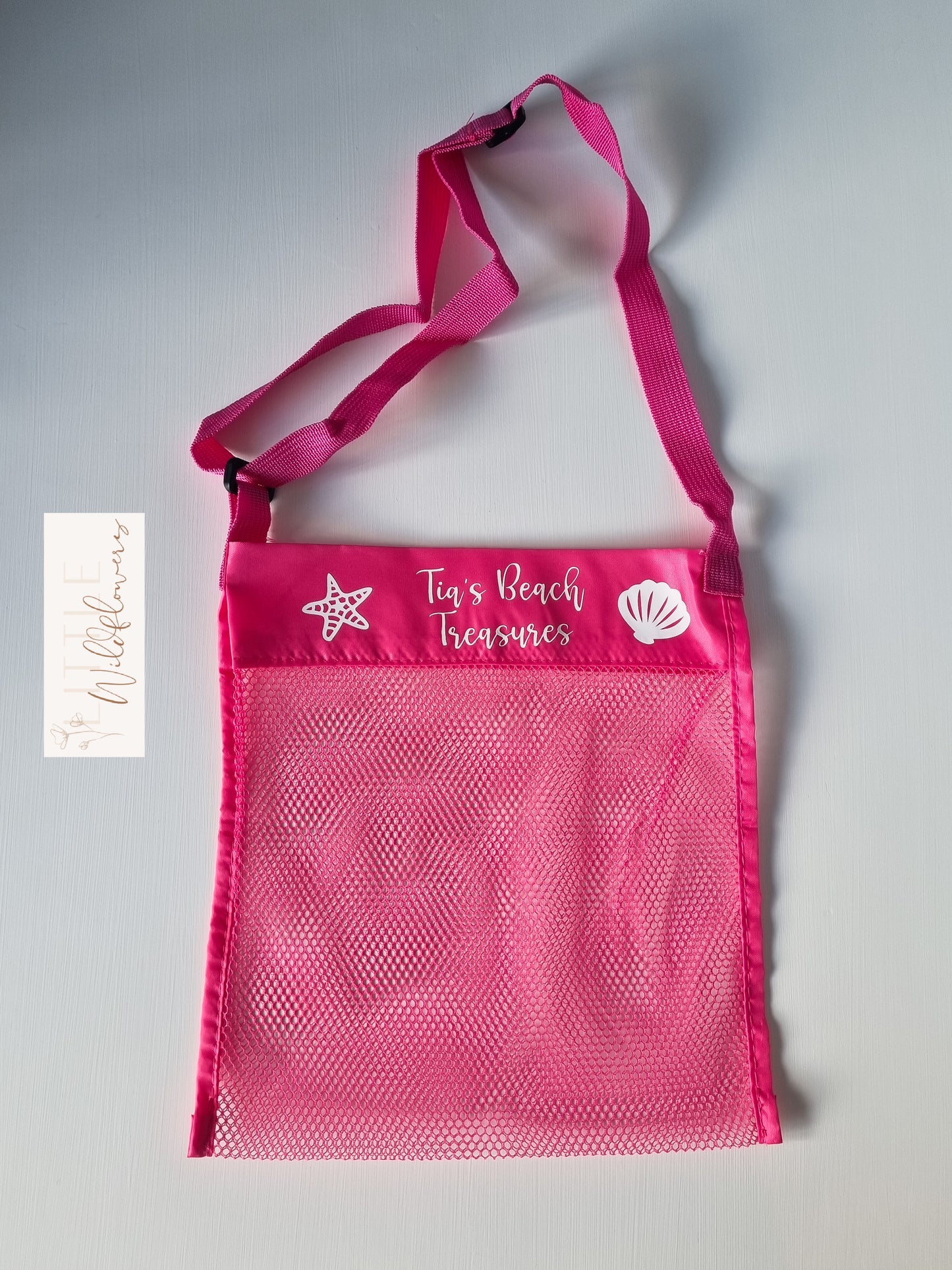 Personalised Beach Treasure Bag