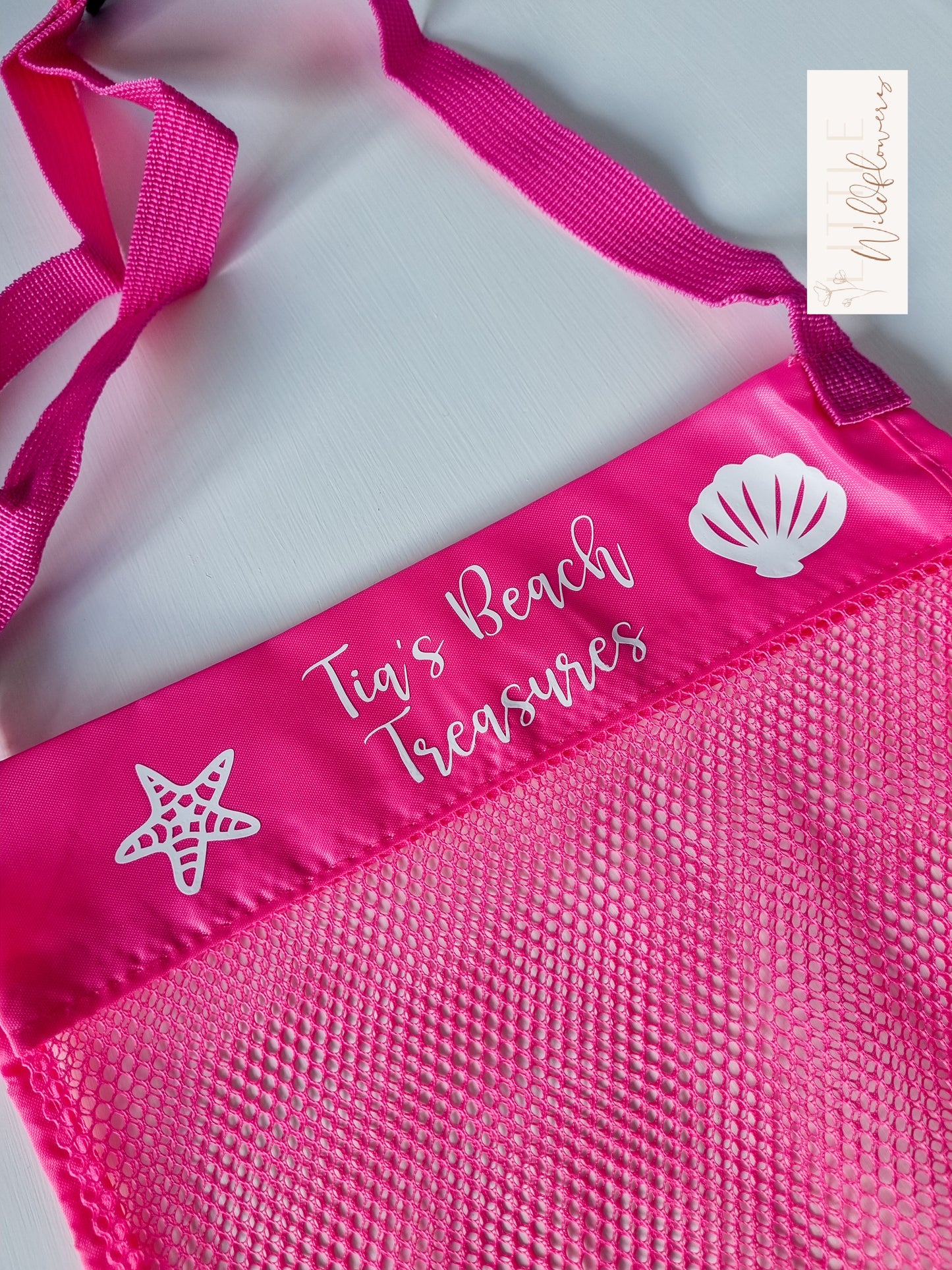 Personalised Beach Treasure Bag