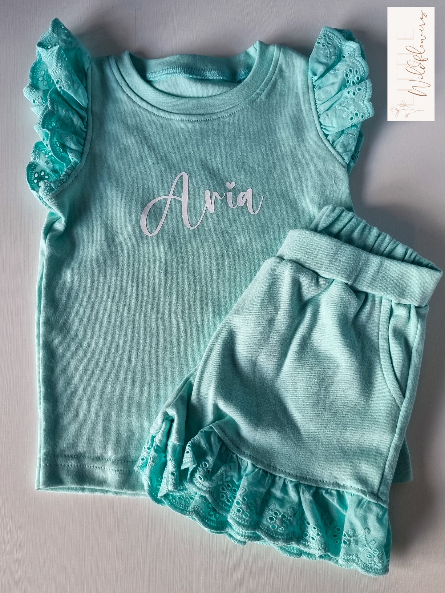 Personalised Anglaise Frill Set