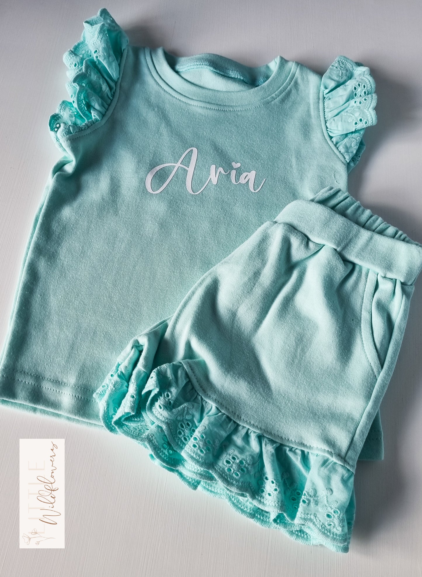 Personalised Anglaise Frill Set