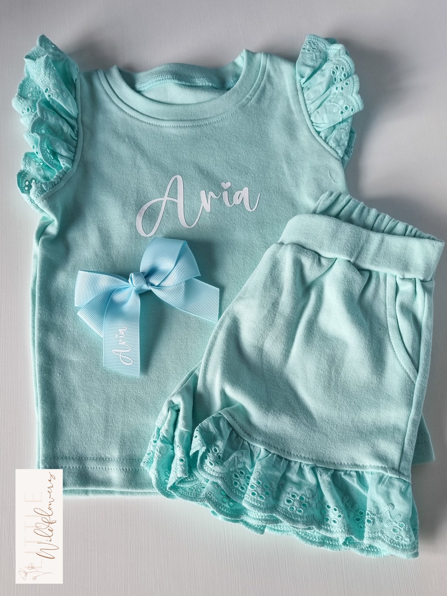 Personalised Anglaise Frill Set