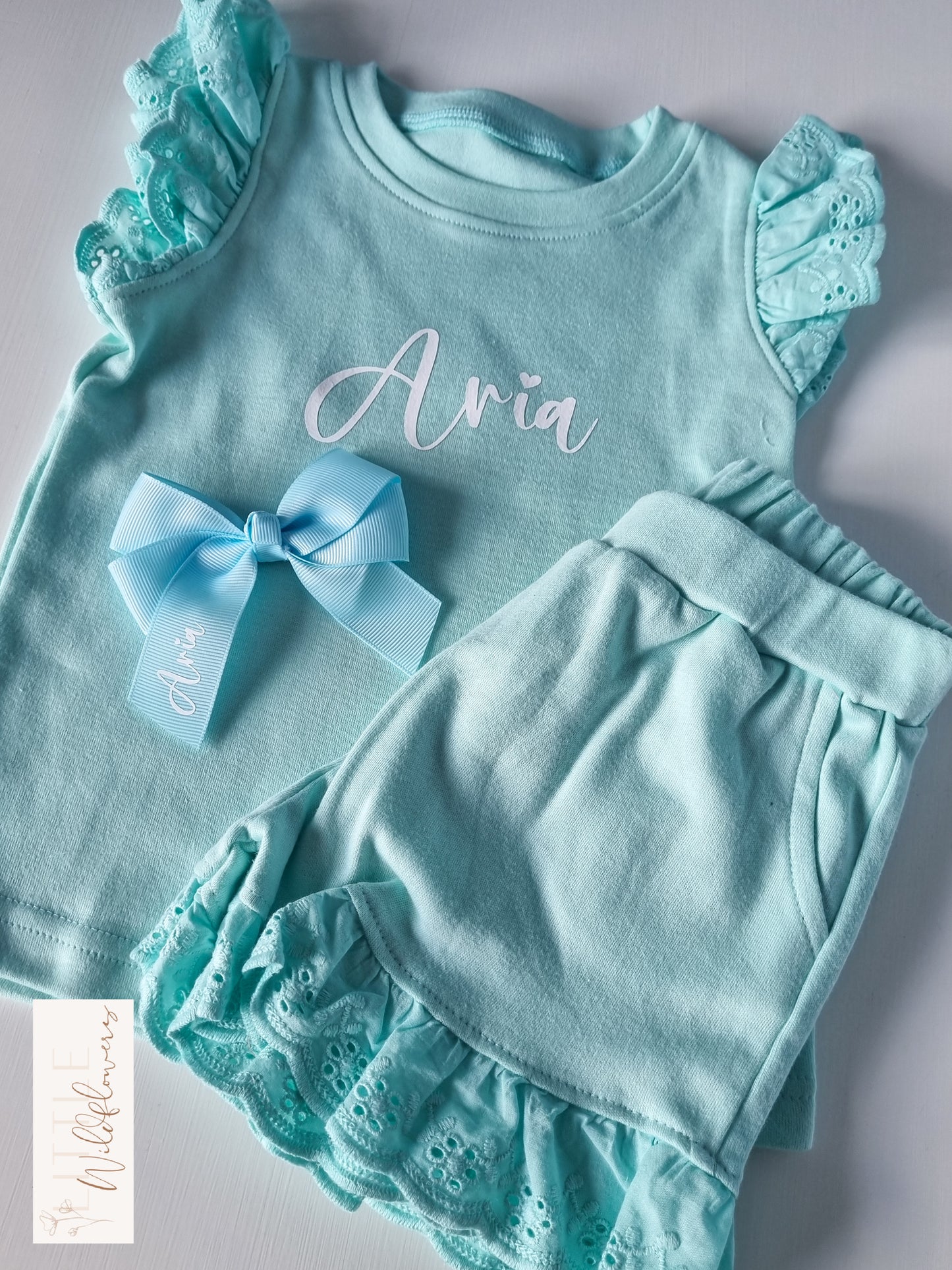 Personalised Anglaise Frill Set