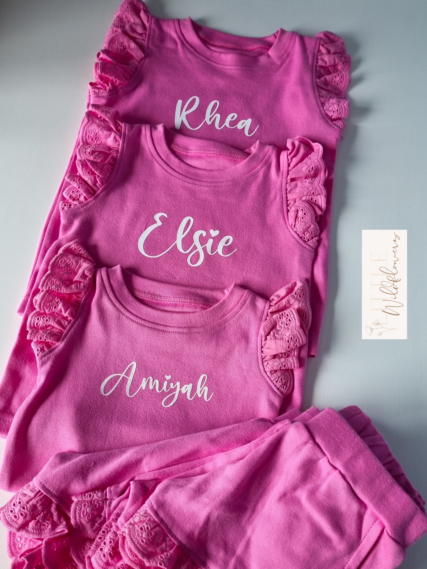 Personalised Anglaise Frill Set