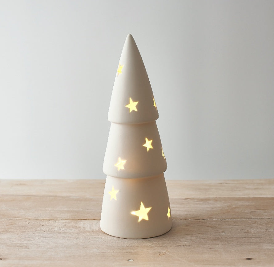 Ceramic Star Cutout Christmas Tree