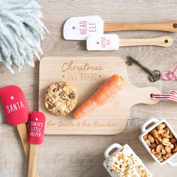 Wooden Christmas Eve Serving Board