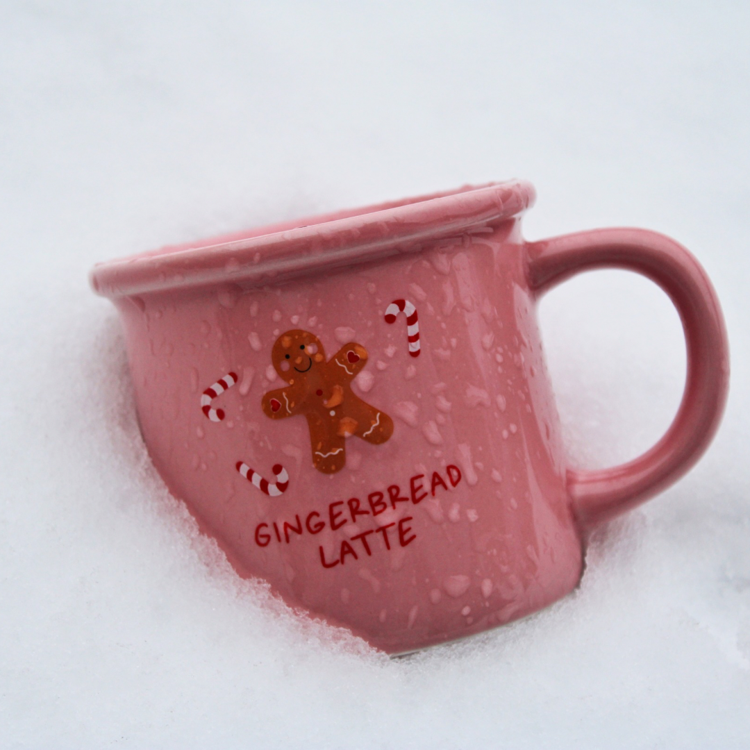 Pink Gingerbread Latte Mug